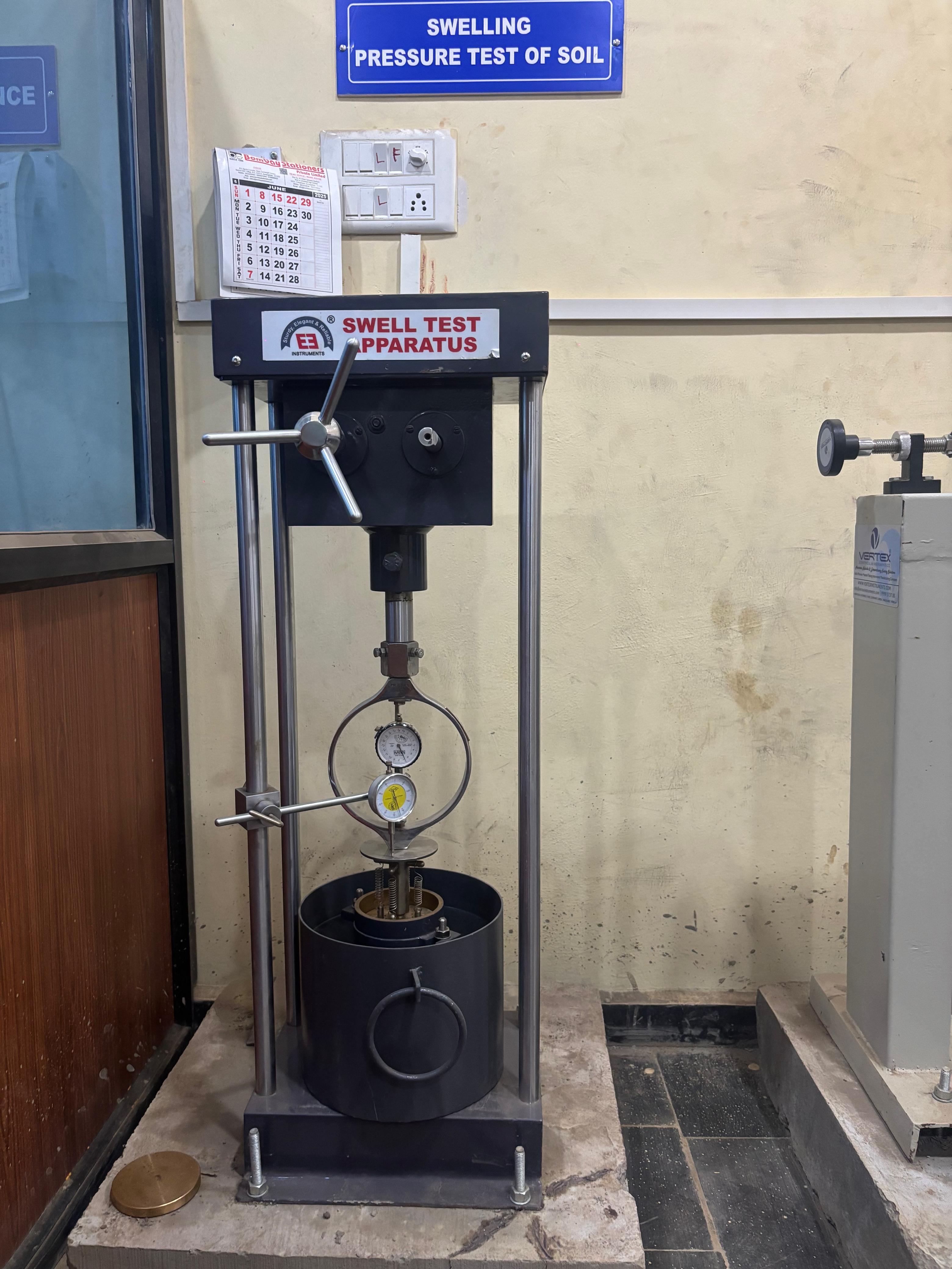 Swelling Pressure Test